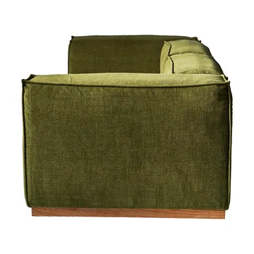 Bergsdal soffa - Luiza Green 3975-ekbetsad ask, 3-sits - 1898