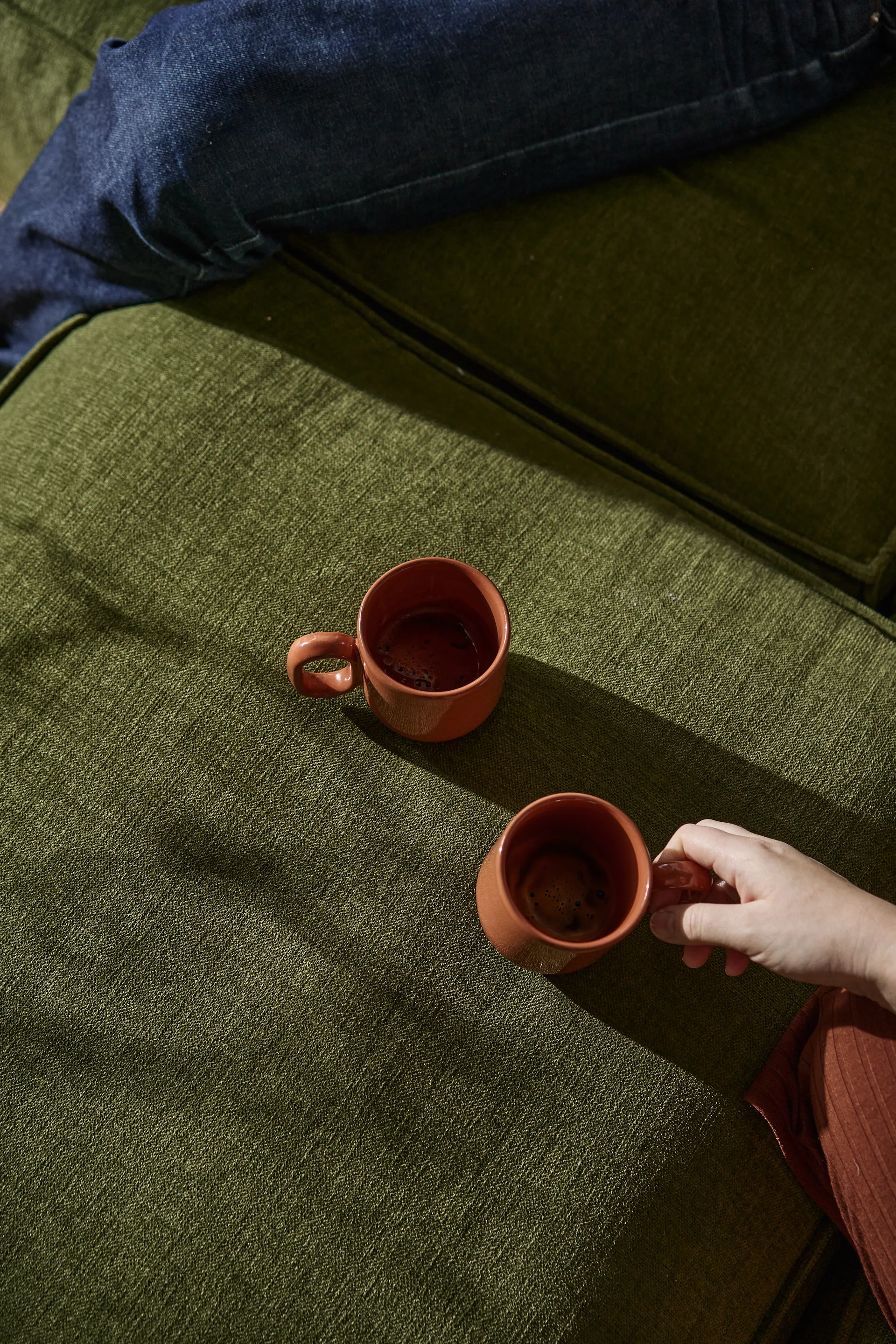 Bergsdal soffa, Luiza Green 3975-ekbetsad ask, 3-sits 1898