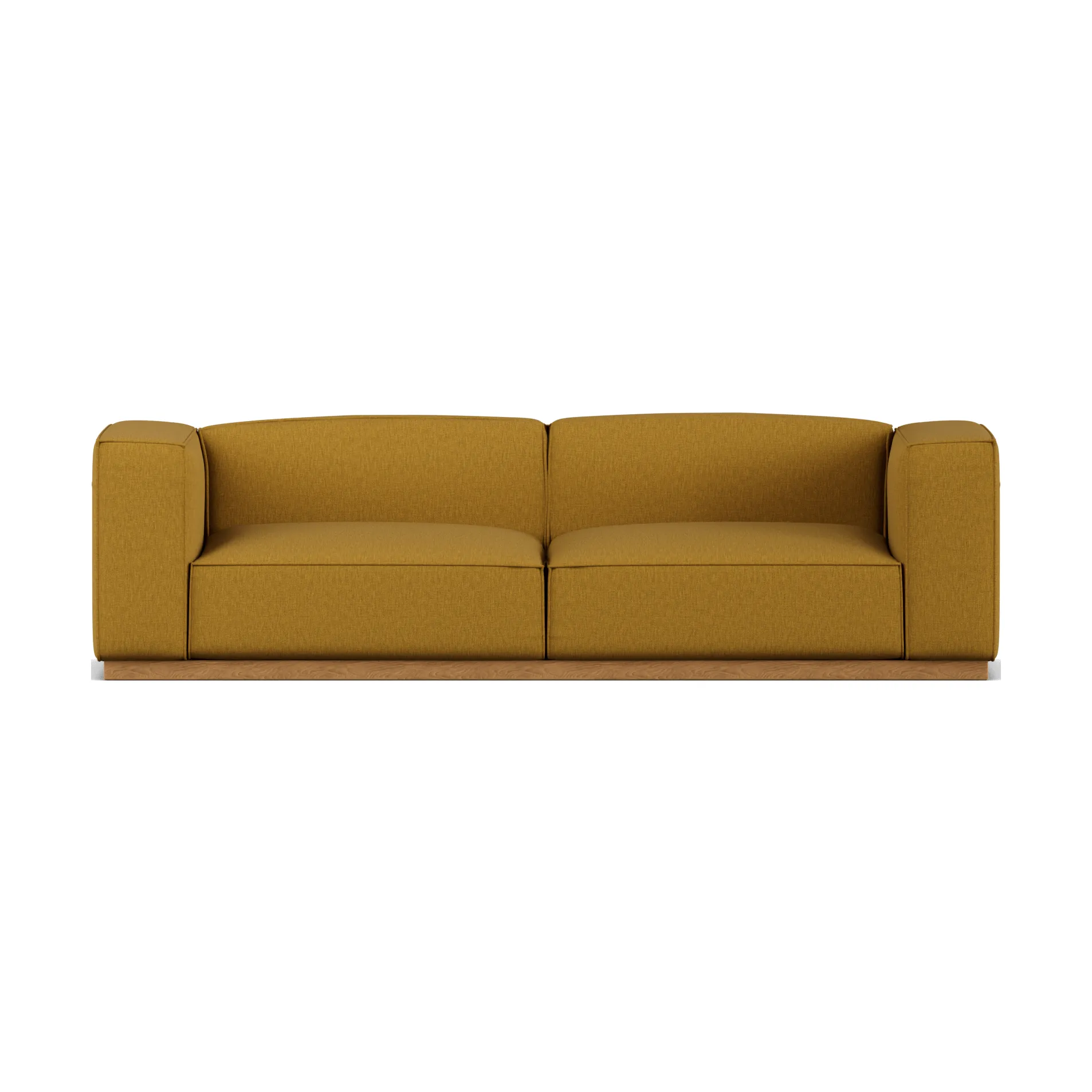 Bergsdal soffa, Luiza Mustard 3972-ekbetsad ask, 3-sits 1898