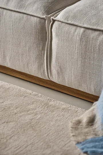 Bergsdal soffa - Oslo Nature 1540-ekbetsad ask, 3-sits - 1898