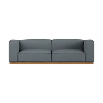 Bergsdal soffa - Same Blue 6678-ekbetsad ask, 3-sits - 1898