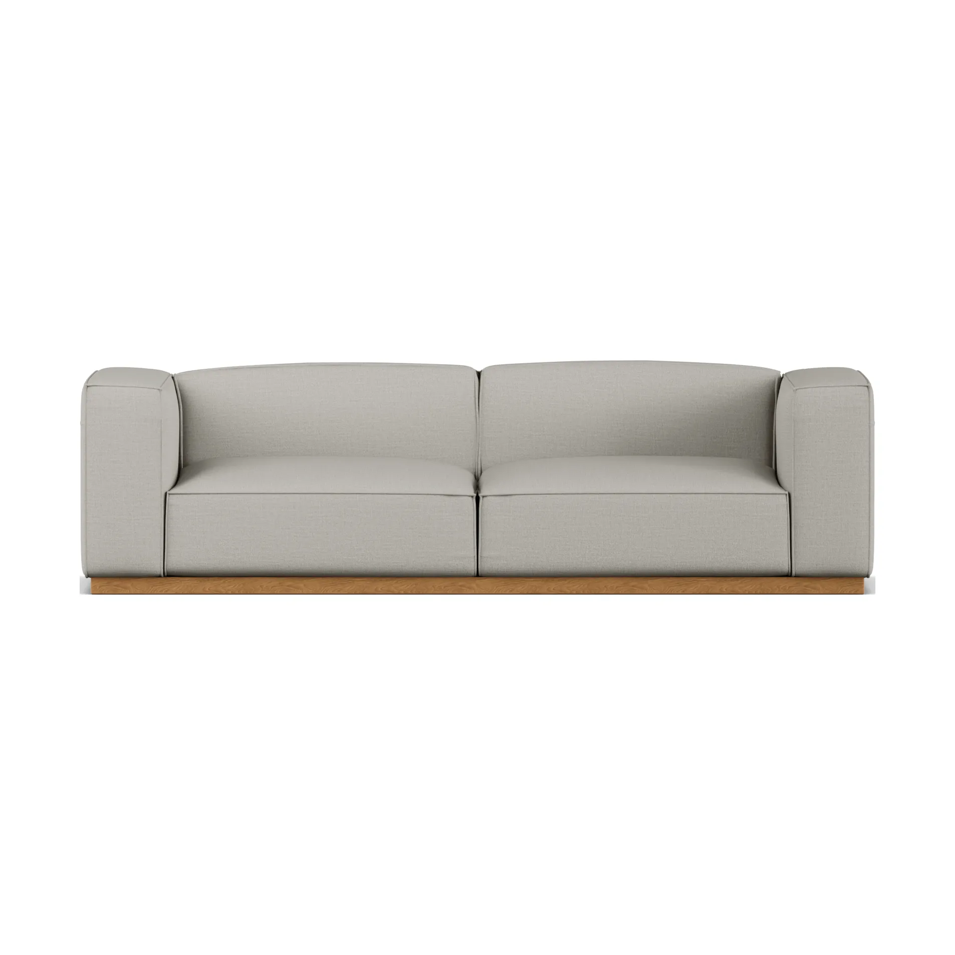 Bergsdal soffa, Same Grey 6673-ekbetsad ask, 3-sits 1898