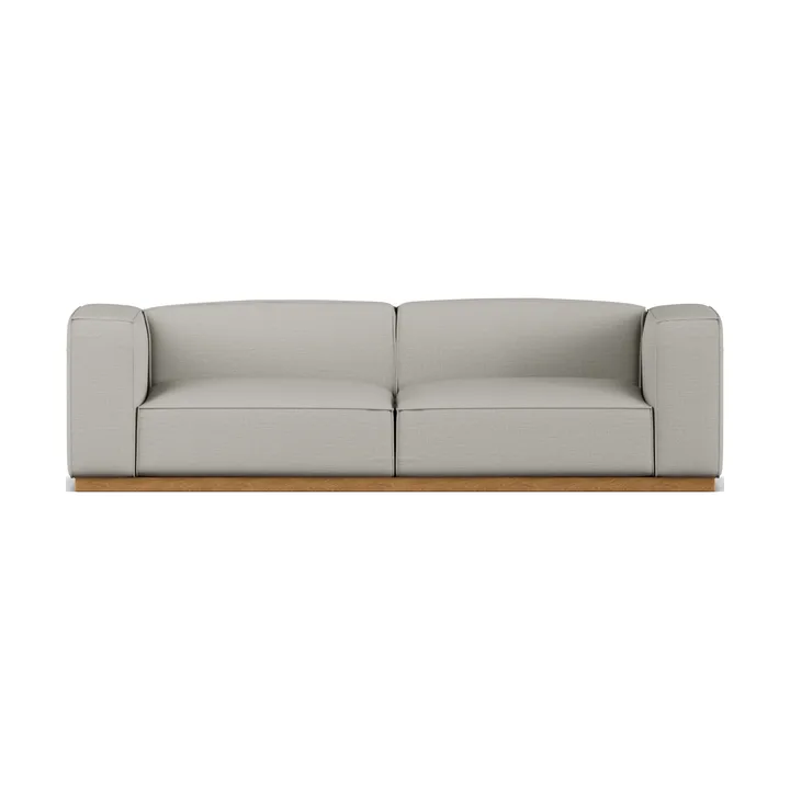 Bergsdal soffa - Same Grey 6673-ekbetsad ask, 3-sits - 1898