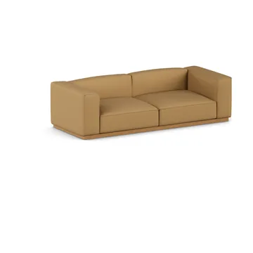 Bergsdal soffa - Same Ochre 6676-ekbetsad ask, 3-sits - 1898