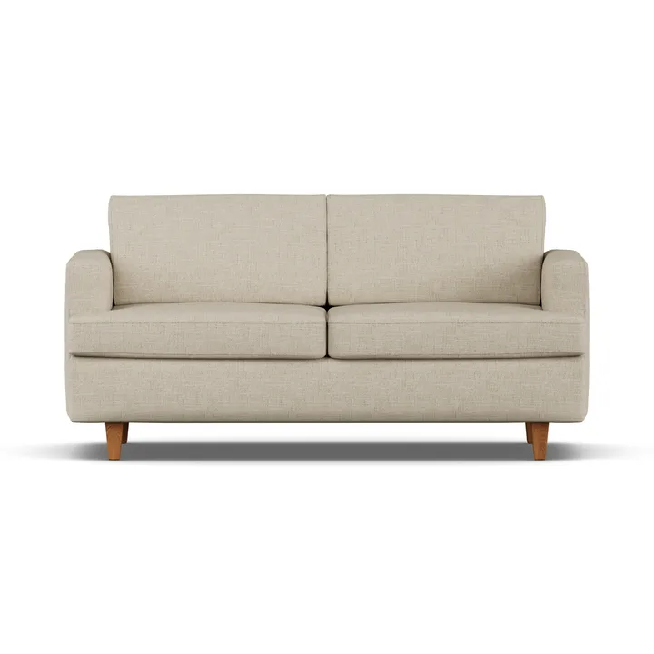 Binga 2,5-sits bäddsoffa - Bern Beige 0341-mörkbetsad ask - 1898