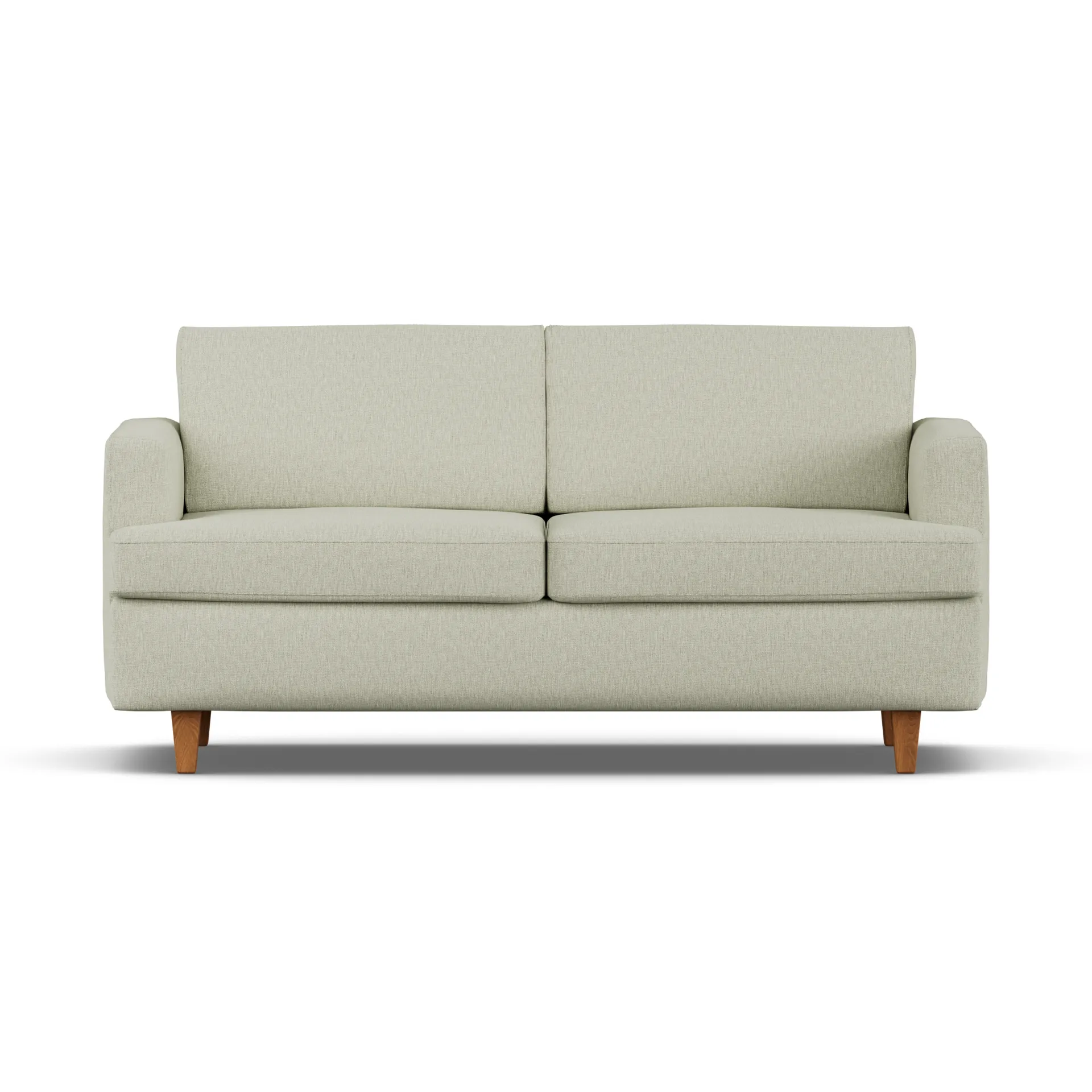 Binga 2,5-sits bäddsoffa, Luiza Beige 3981-mörkbetsad ask 1898