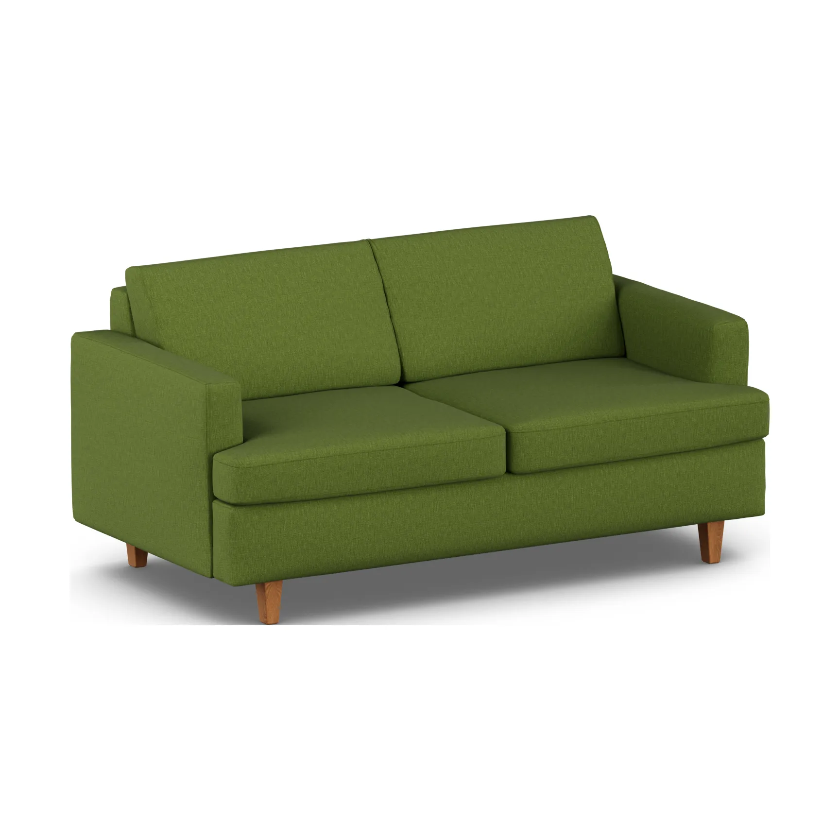 Binga 2,5-sits bäddsoffa, Luiza Green 3975-ekbetsad ask 1898