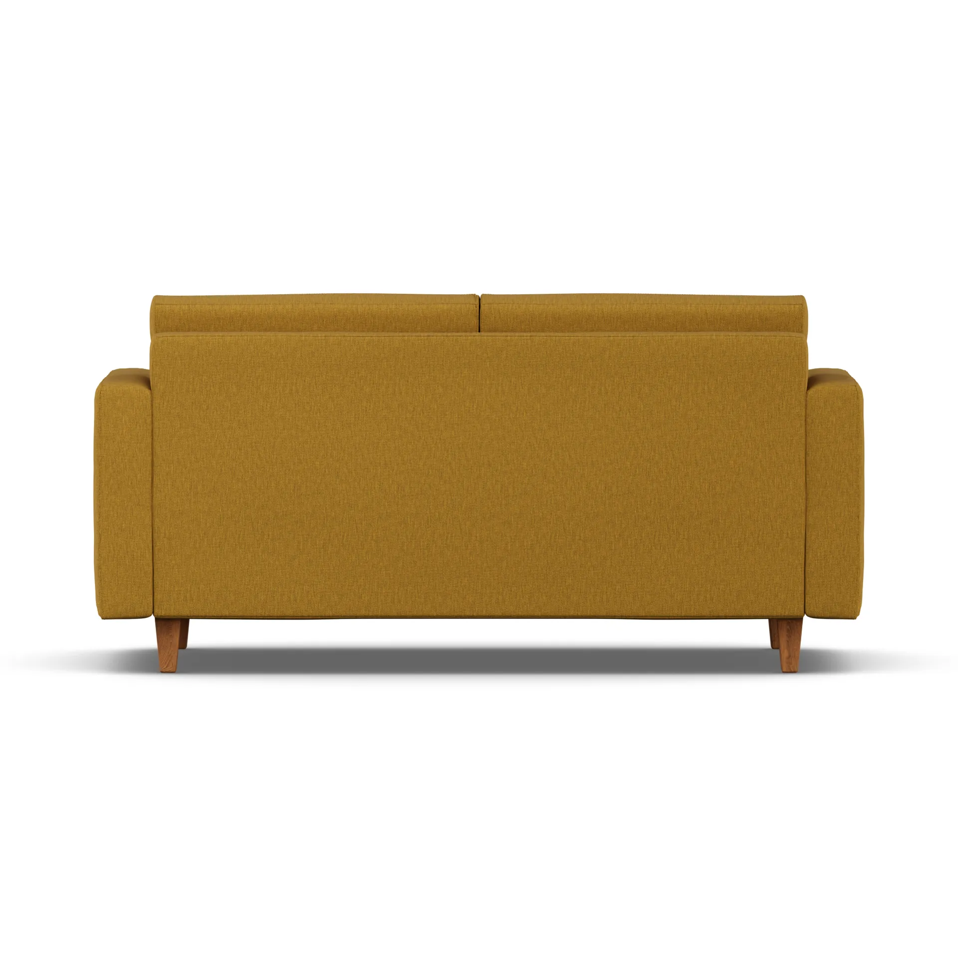 Binga 2,5-sits bäddsoffa, Luiza Mustard 3972-ekbetsad ask 1898
