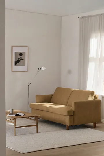 Binga 2,5-sits bäddsoffa - Same Ochre 6676-ekbetsad ask - 1898