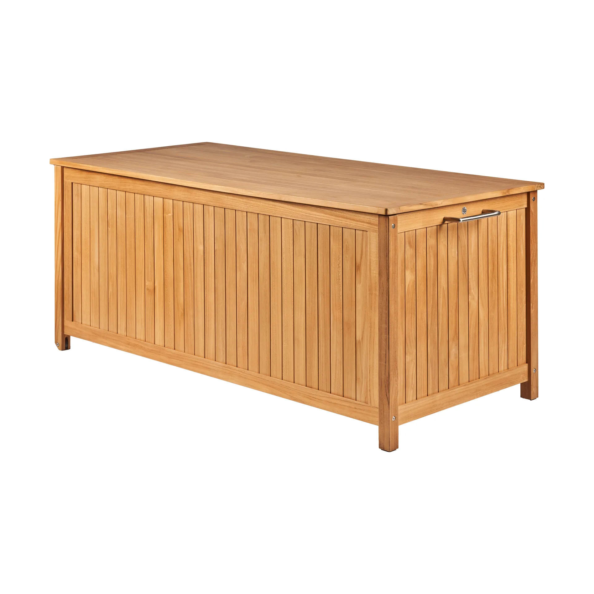 Bjärknäs dynbox med hjul L 180x85x75 cm, Teak 1898