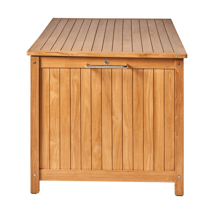 Bjärknäs dynbox med hjul L 180x85x75 cm, Teak 1898