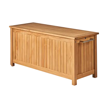 Bjärknäs dynbox med hjul S 130x50x60 cm - Teak - 1898
