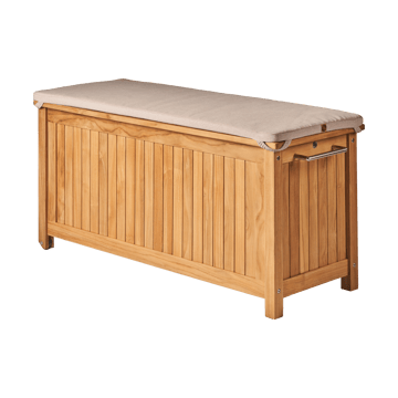 Bjärknäs dynbox med hjul S 130x50x60 cm - Teak - 1898