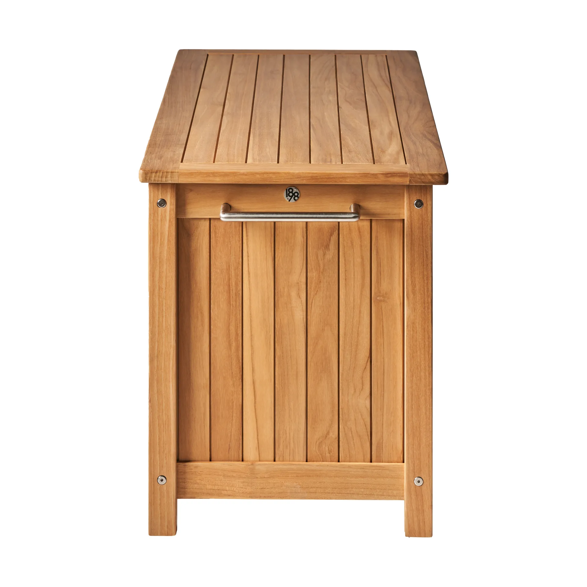 Bjärknäs dynbox med hjul S 130x50x60 cm, Teak 1898