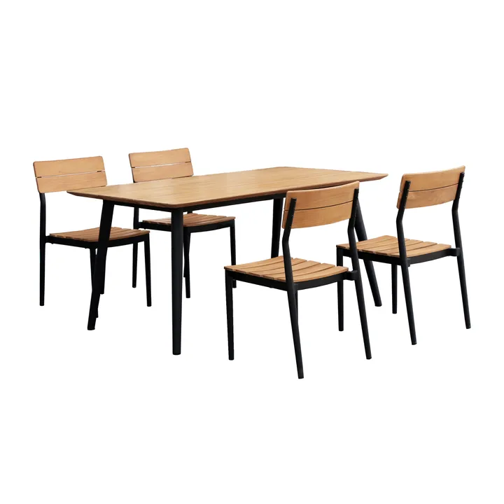 Björnö matgrupp med 4 stolar teak - 1898