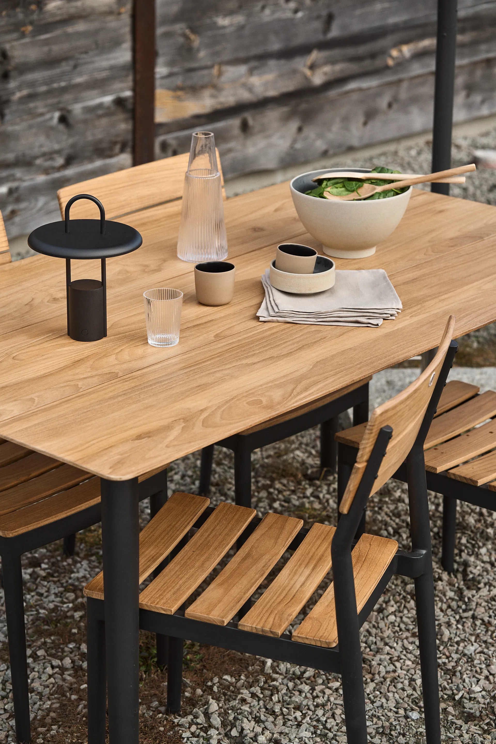 Björnö matgrupp med 4 stolar teak 1898