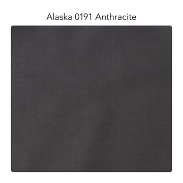 Bredhult fotpall - Alaska 0191 antracit-svart stål - 1898