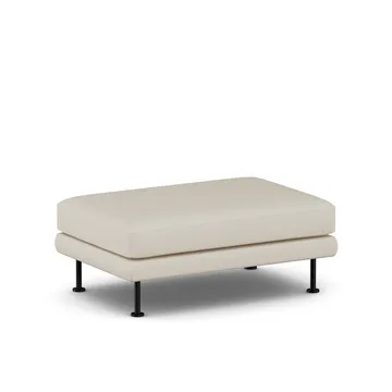 Bredhult fotpall - Jump Beige 1956-svart stål - 1898