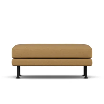 Bredhult fotpall - Same Ochre 6676-svart stål - 1898