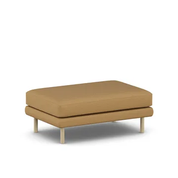 Bredhult fotpall - Same Ochre 6676-vitoljad ek - 1898