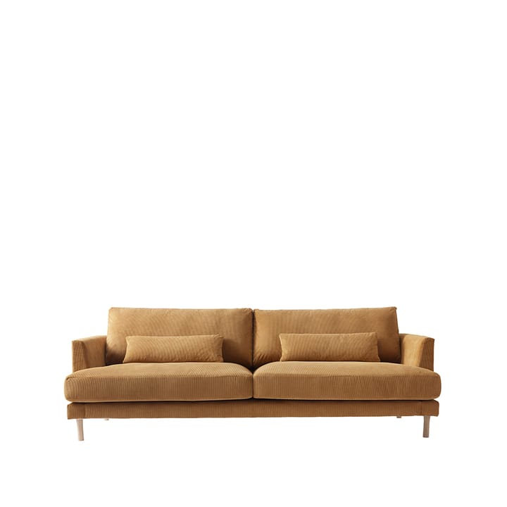 Bredhult soffa 3-sits - Jump 1959 honey-vitoljad ek - 1898