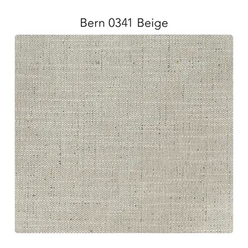 Bredhult soffa - Bern beige 0341-svart stål, 3-sits - 1898