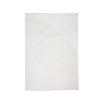 Cirklar matta - vit, 170x240 cm - 1898