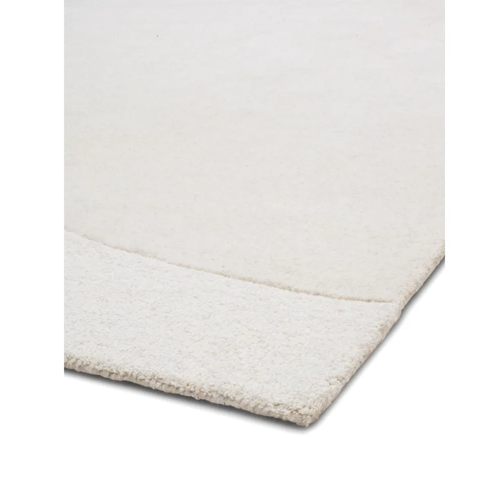 Cirklar matta, vit, 170x240 cm 1898