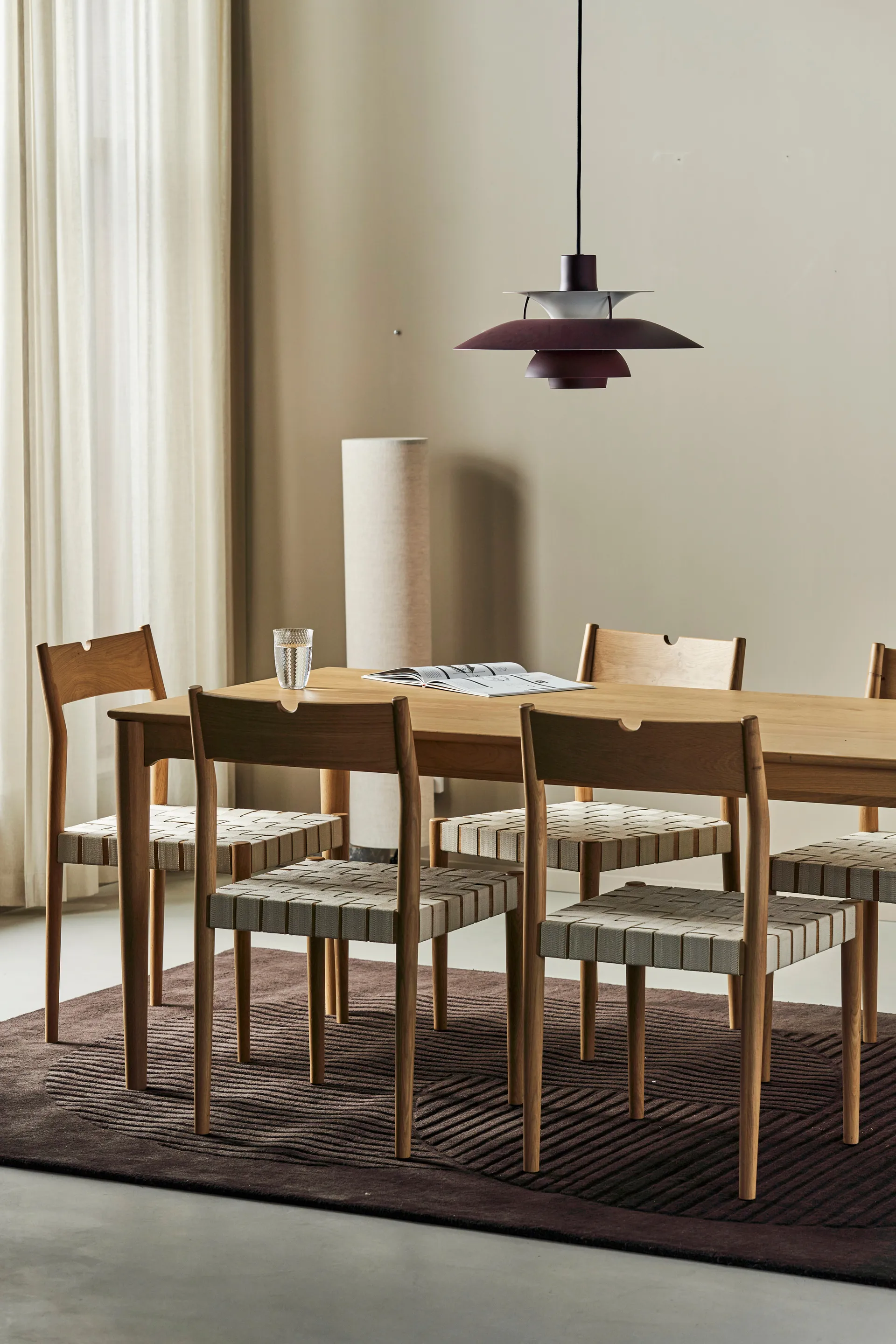 Ekåsen matbord 90x180 cm, Laquered oak 1898