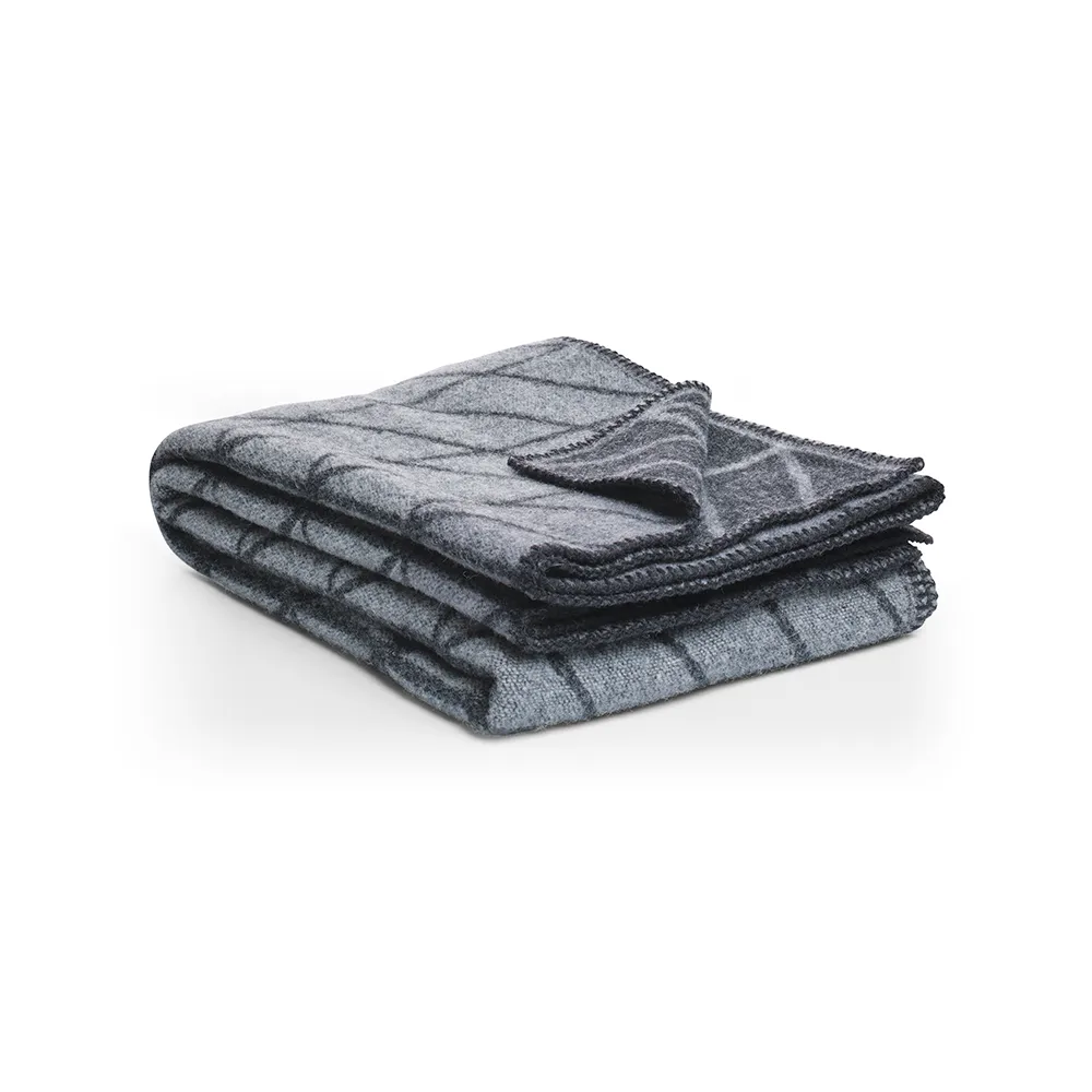 Gärde pläd, grå/svart 1898