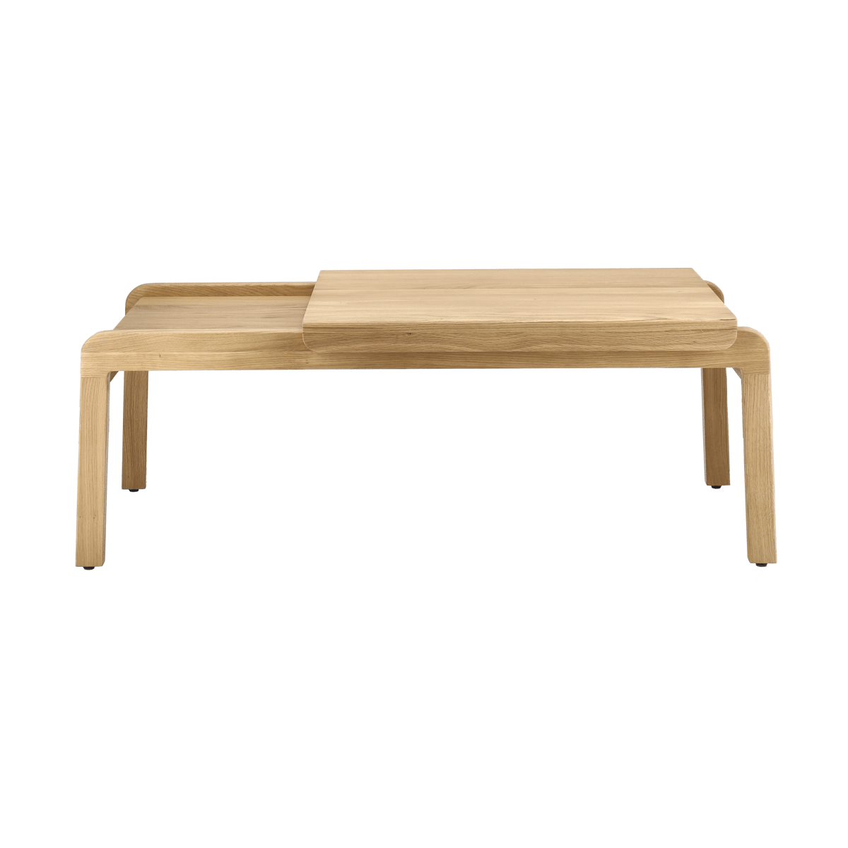 1898 Knutskog soffbord 115x52x41 cm Naturlackad ek | Skandinavisk Design | Soffbord | Brun