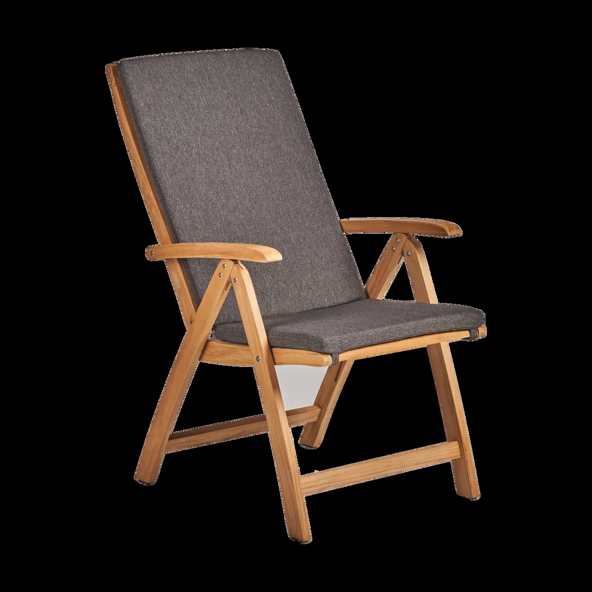 1898 Långö dyna till trädgårdsstol Dark grey