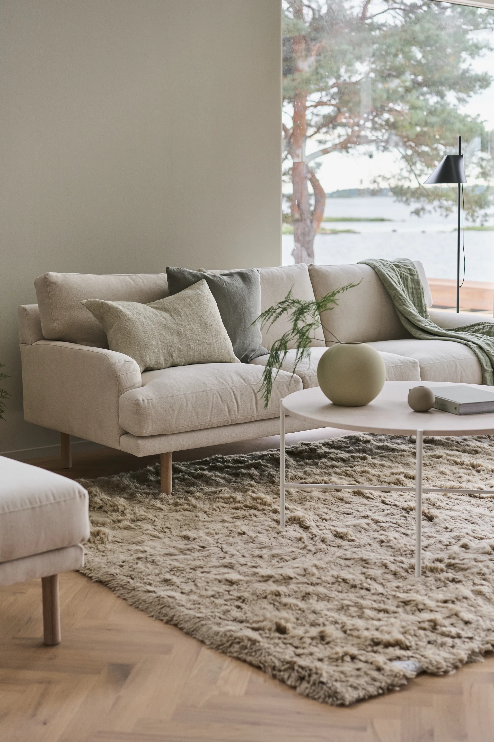 Lidnäs 3 sits soffa, Caleido beige 1898