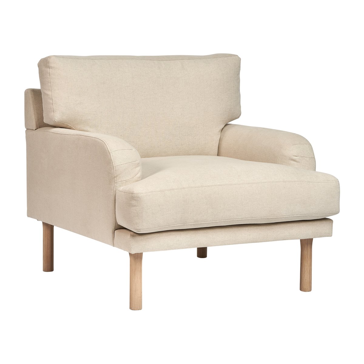 1898 Lidnäs fåtölj Caleido beige | Skandinavisk Design | Fåtöljer & Fotpallar | Beige