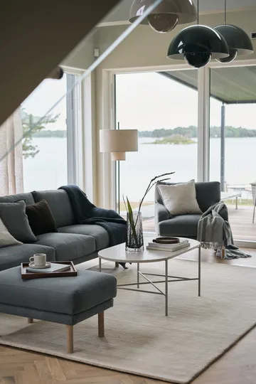 Lidnäs fåtölj - Caleido grey 1240, vitoljad ek - 1898