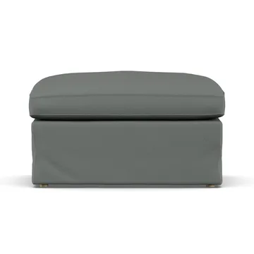 Linnevik fotpall - Caleido Grey 1240-vitoljad ek, med kappa - 1898