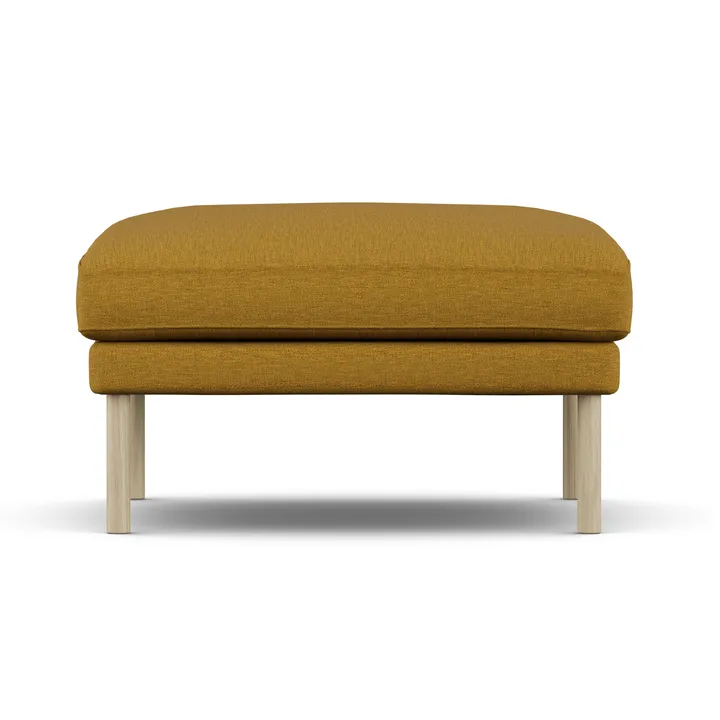 Linnevik fotpall - Luiza Mustard 3972-vitoljad ek - 1898