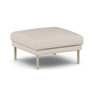 Linnevik fotpall - Same Beige 6670-vitoljad ek, utan kappa - 1898