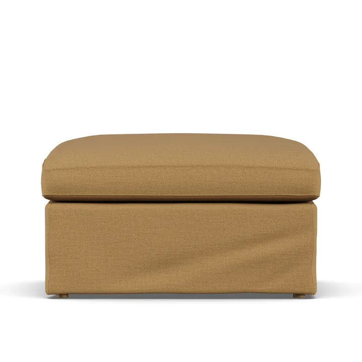 Linnevik fotpall - Same Ochre 6676-vitoljad ek, med kappa - 1898