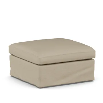 Linnevik fotpall - Same Sand 6672-vitoljad ek, med kappa - 1898