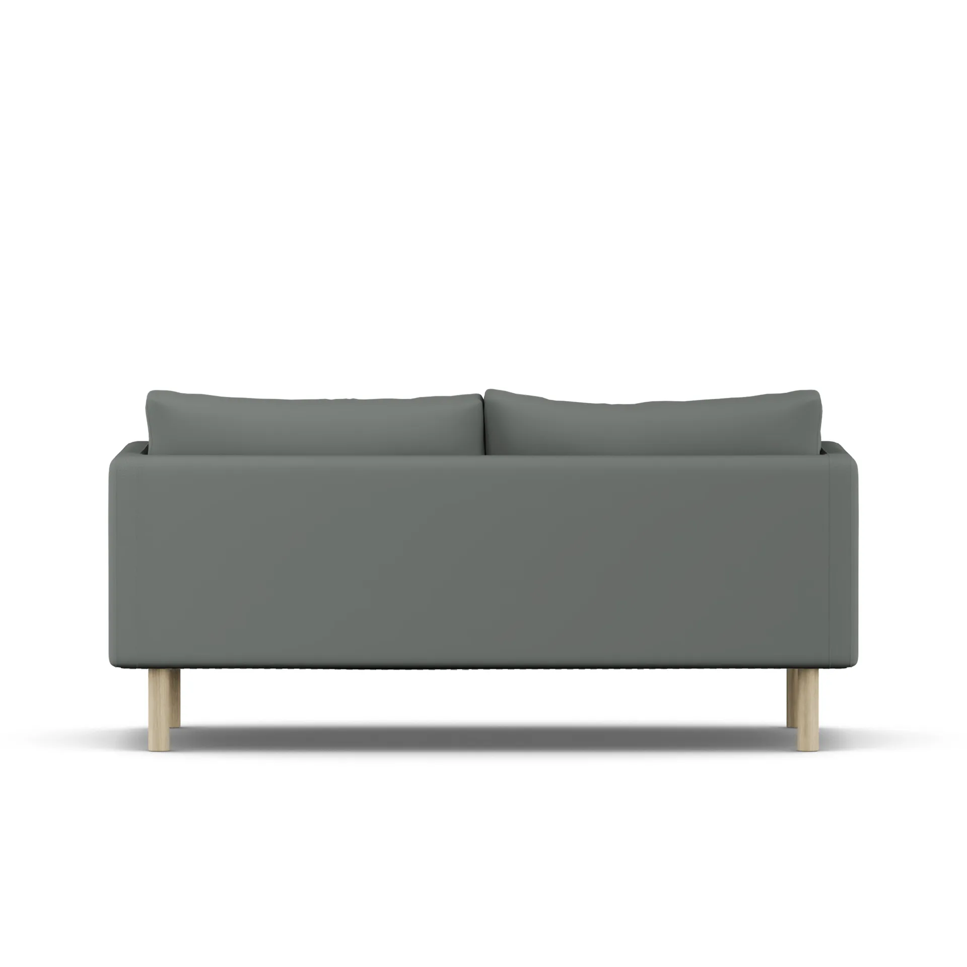 Linnevik soffa, Caleido Grey 1240-vitoljad ek, 2-sits, utan kappa 1898