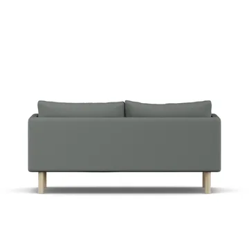 Linnevik soffa - Caleido Grey 1240-vitoljad ek, 2-sits - 1898