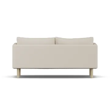 Linnevik soffa - Jump Beige 1956-vitoljad ek, 2-sits, utan kappa - 1898