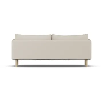 Linnevik soffa - Jump Beige 1956-vitoljad ek, 3-sits, utan kappa - 1898