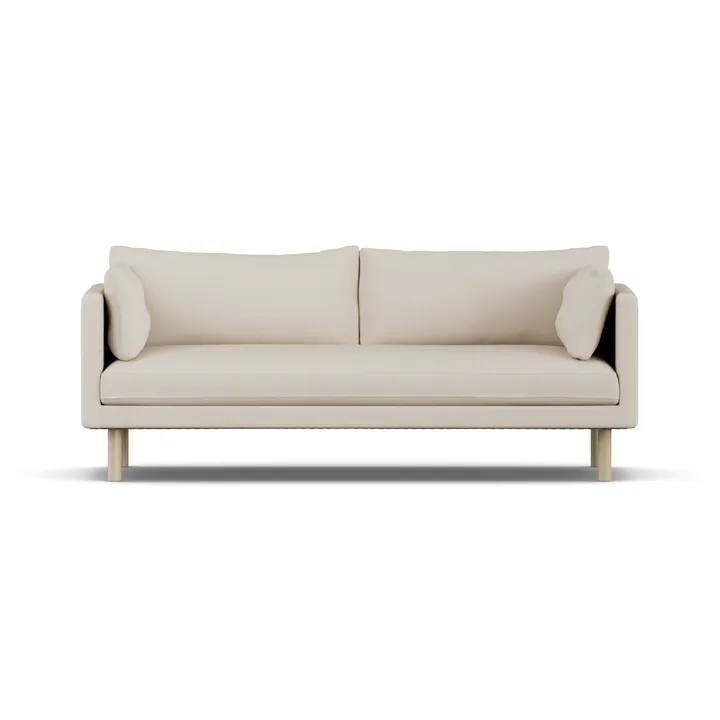 Linnevik soffa - Jump Beige 1956-vitoljad ek, 3-sits - 1898