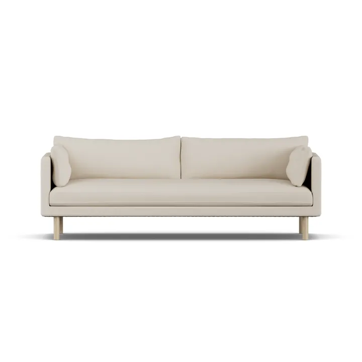 Linnevik soffa - Jump Beige 1956-vitoljad ek, 4-sits - 1898