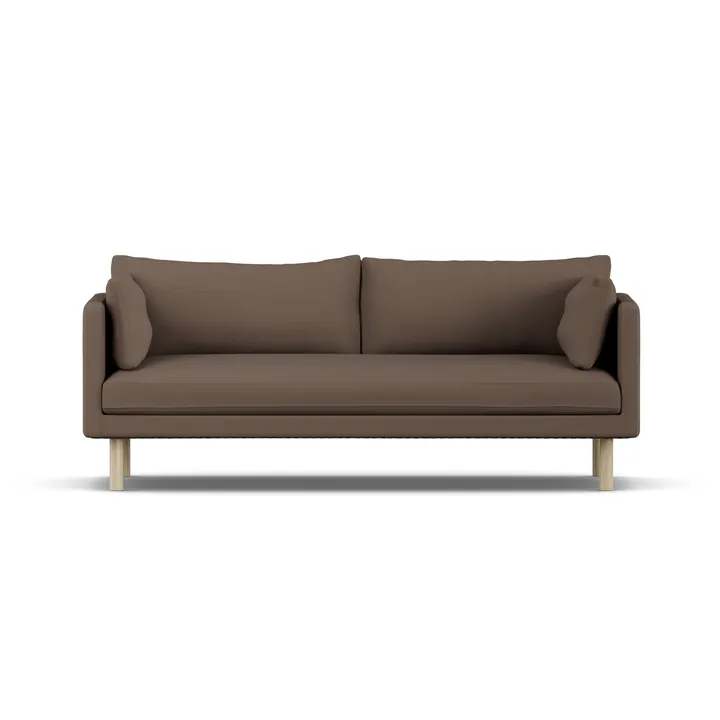 Linnevik soffa - Jump Brown 1955 1955-vitoljad ek, 3-sits - 1898