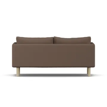 Linnevik soffa - Jump Brown 1955-vitoljad ek, 2-sits, utan kappa - 1898