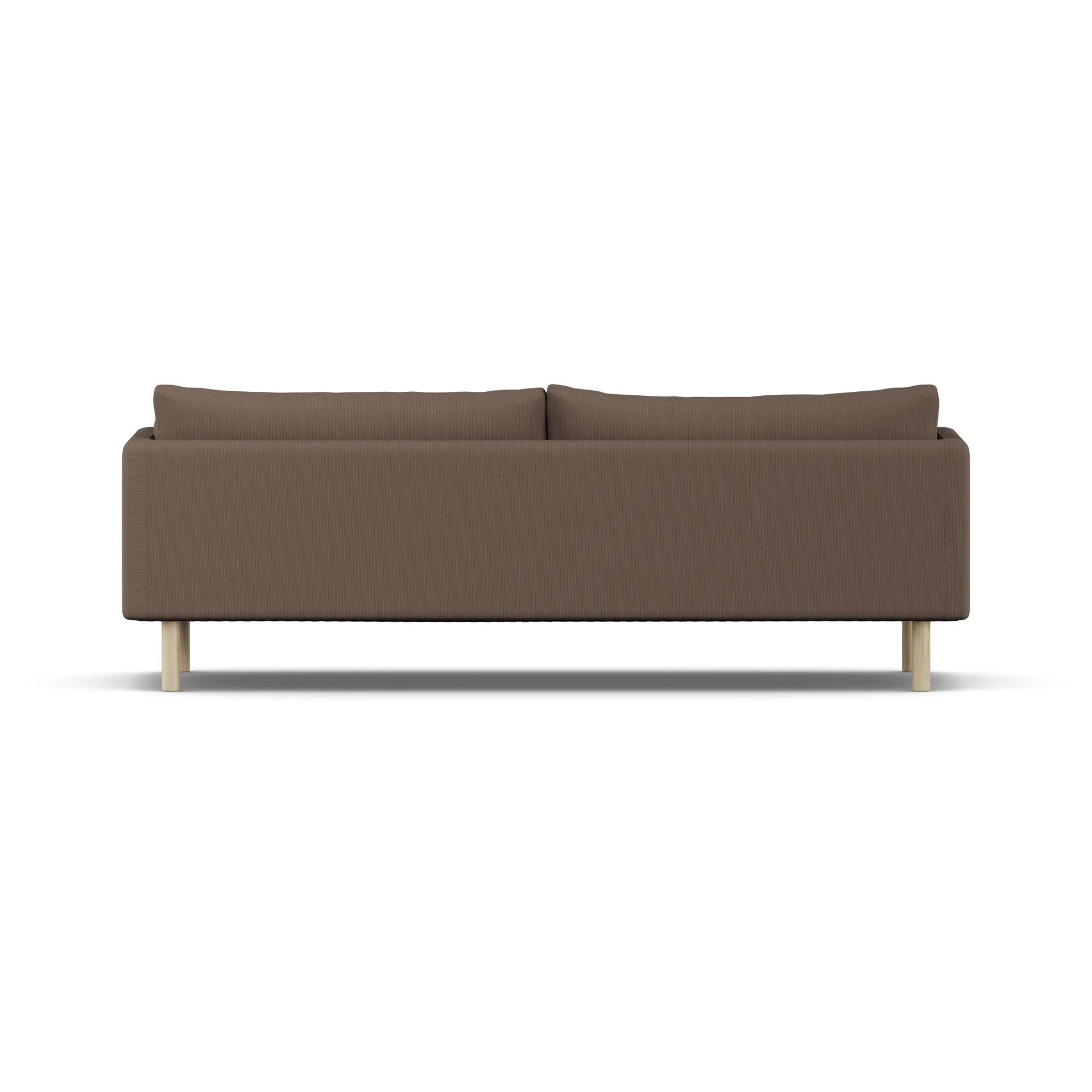 Linnevik soffa, Jump Brown 1955-vitoljad ek, 4-sits, utan kappa 1898