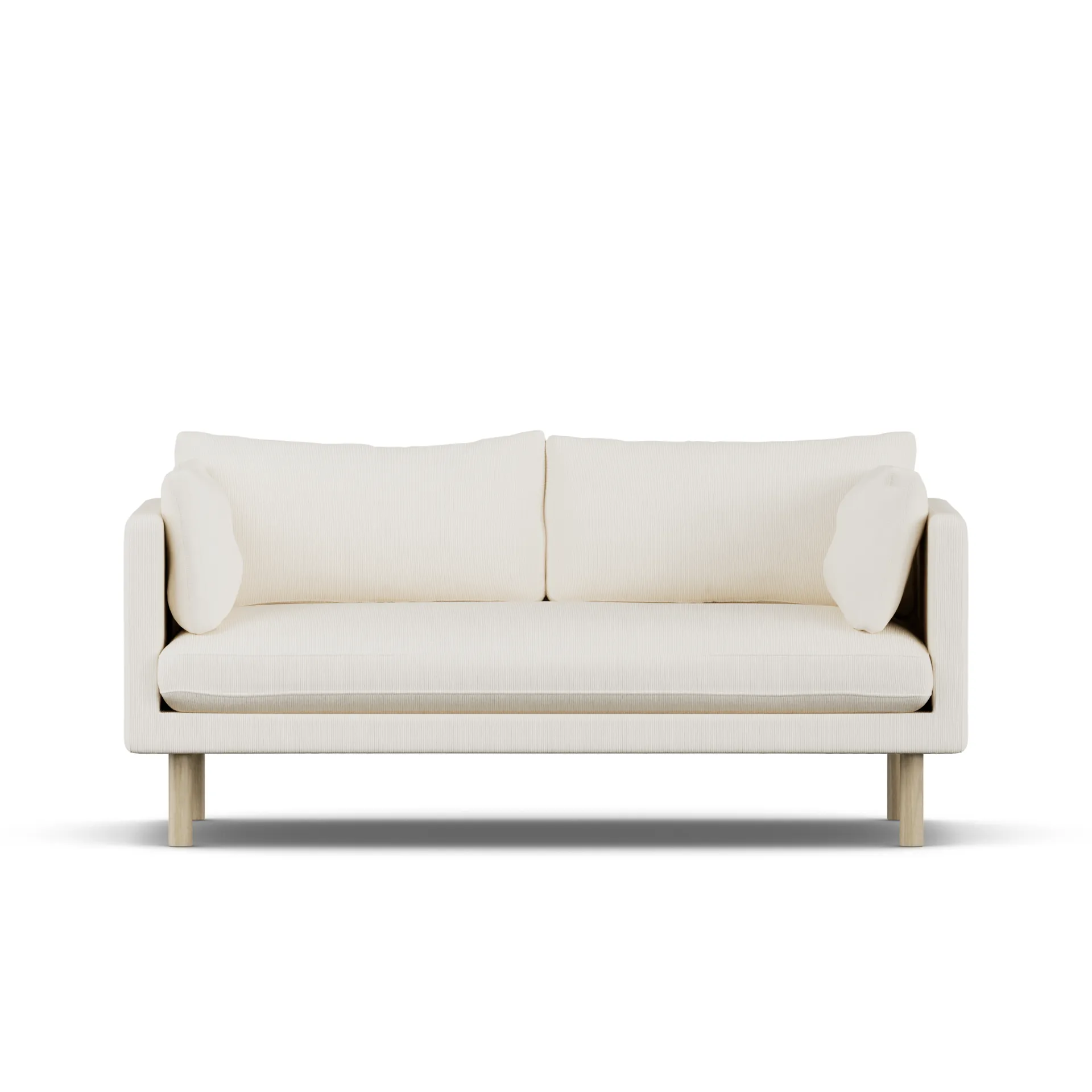 Linnevik soffa, Jump Off White 1954-vitoljad ek, 2-sits 1898
